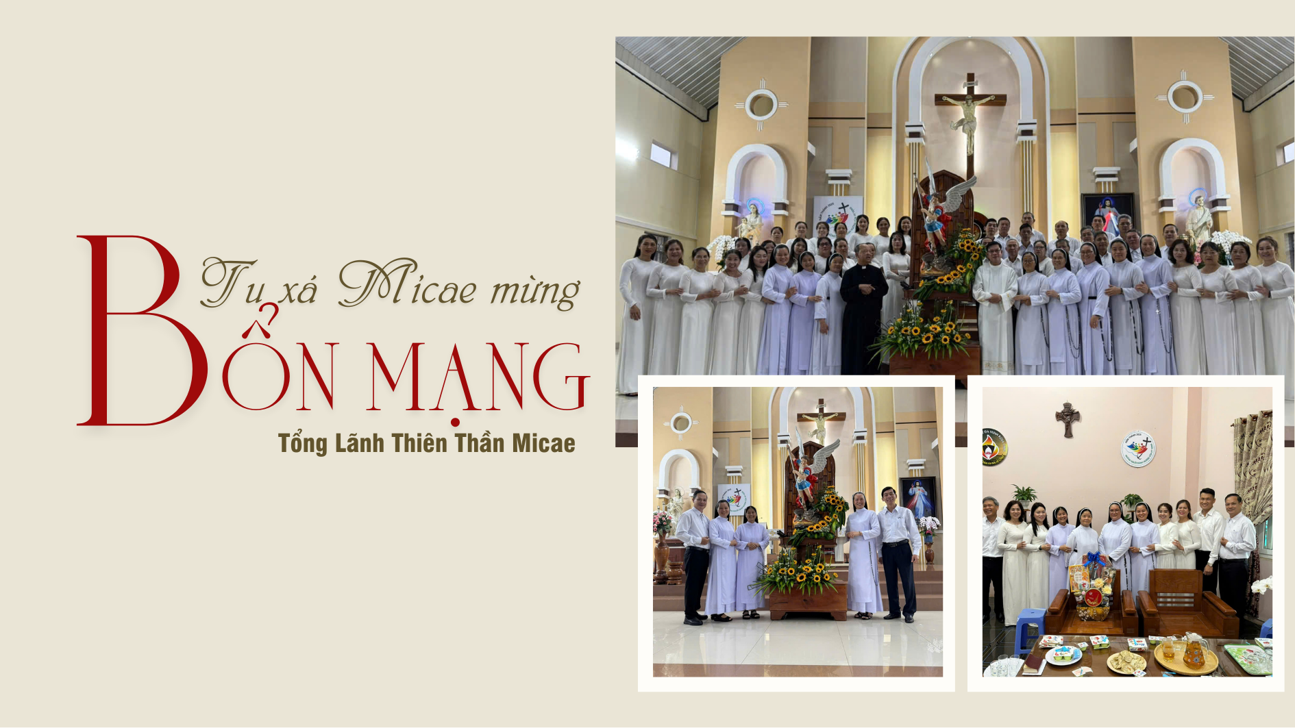 Tu xá Micae Bảo Lộc mừng bổn mạng